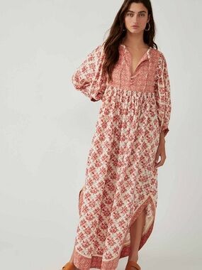Free People | Dresses | Free People Lacey Lady Maxi S | Poshmark